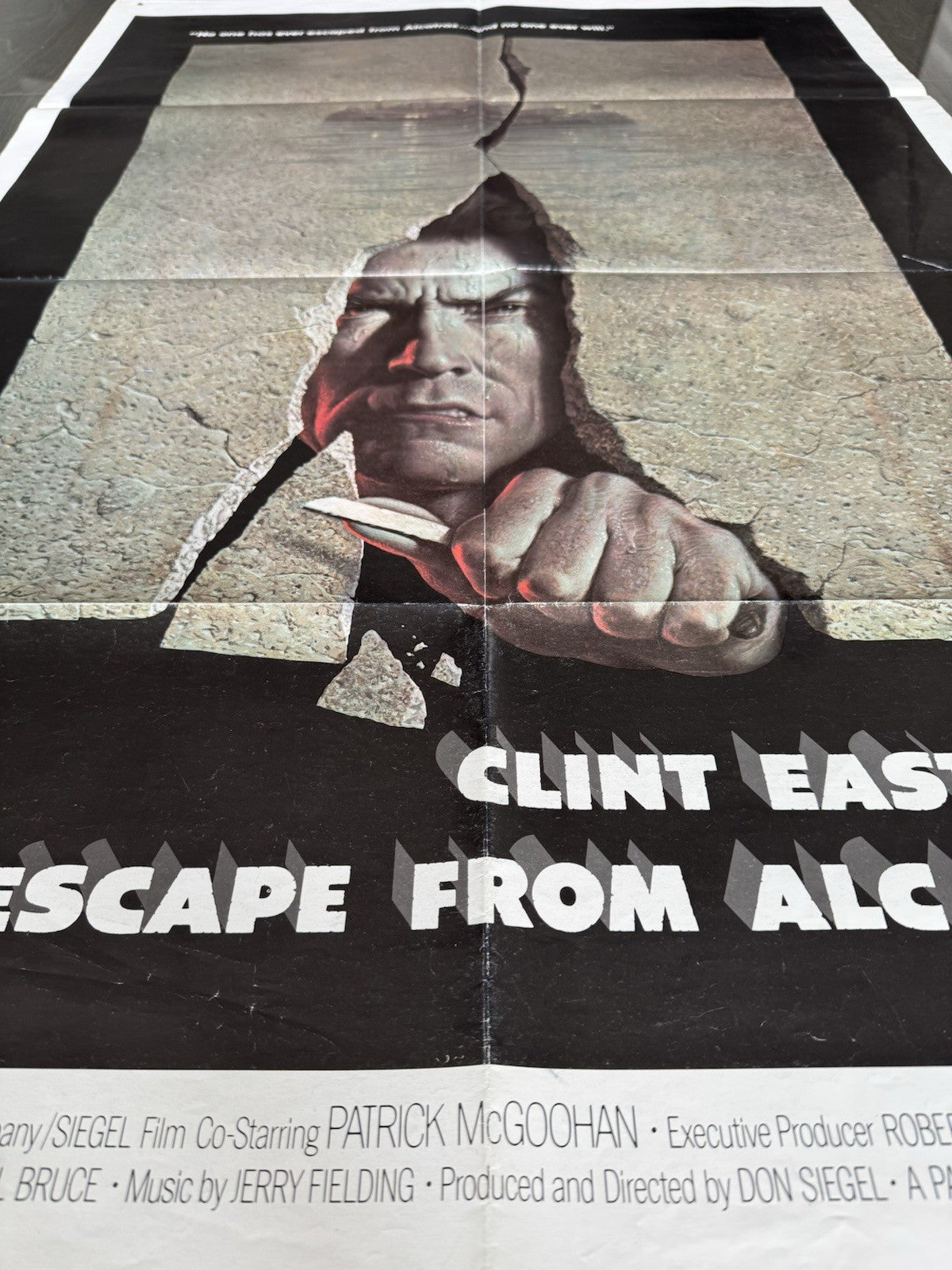 Escape From Alcatraz 1979 - Original US One Sheet - Movie Poster Clint Eastwood