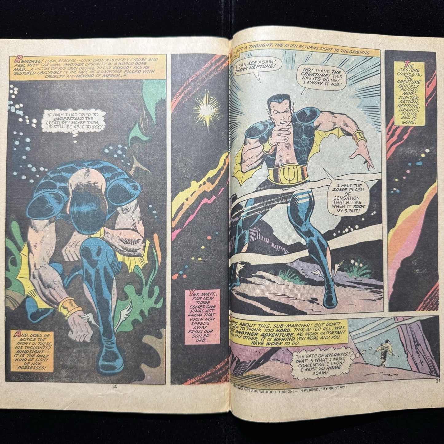 Sub-Mariner 72 - Mark Jewelers Insert - Bronze Age Marvel Comics 1974