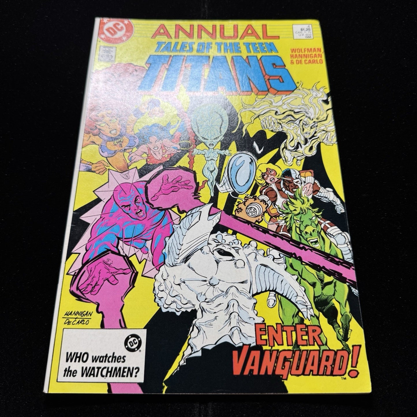 Tales Of The Teen Titans Annual 4 - Copper Age Dc Comics 1986
