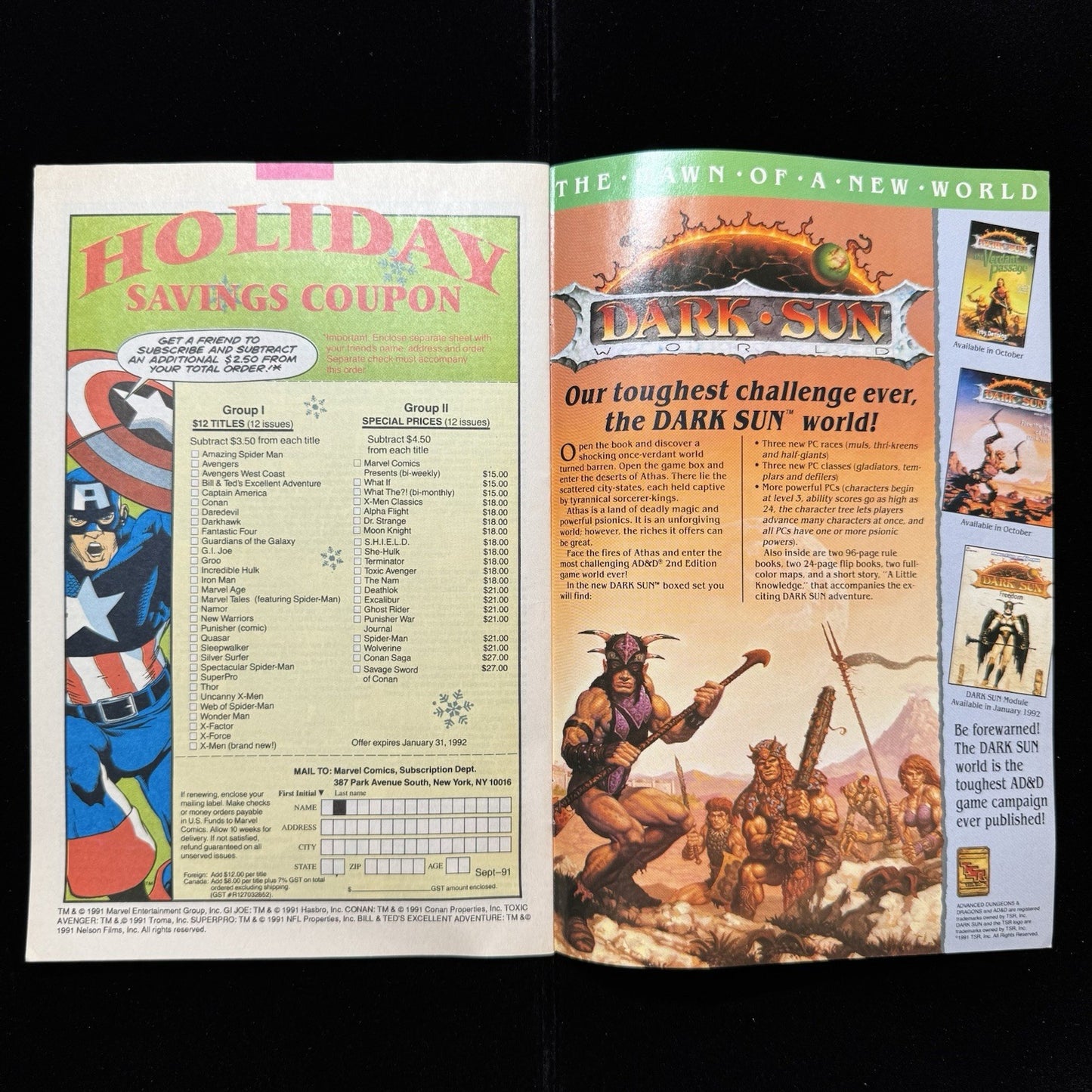 Excalibur 43 - Copper Age Marvel Comics 1991