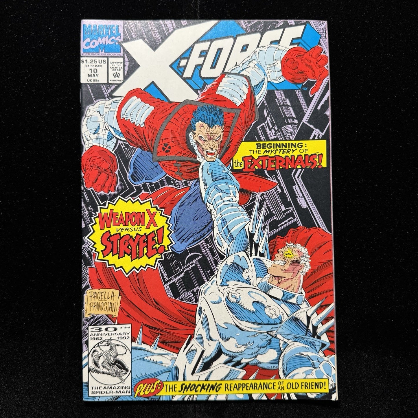 X-Force 10 - 1st Appearance Of The Externals - Modern Age Marvel Comics 1992