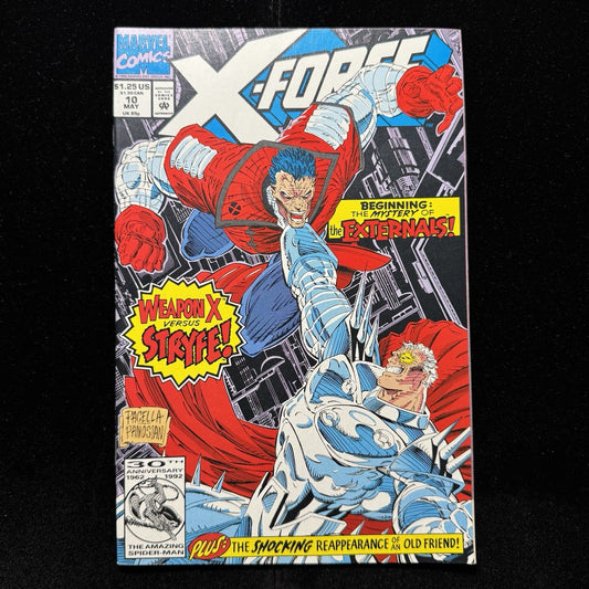 X-Force 10 - 1st Appearance Of The Externals - Modern Age Marvel Comics 1992