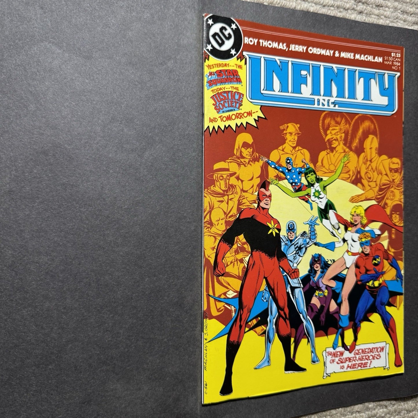 Infinity Inc 1 - Copper Age Dc Comics 1984
