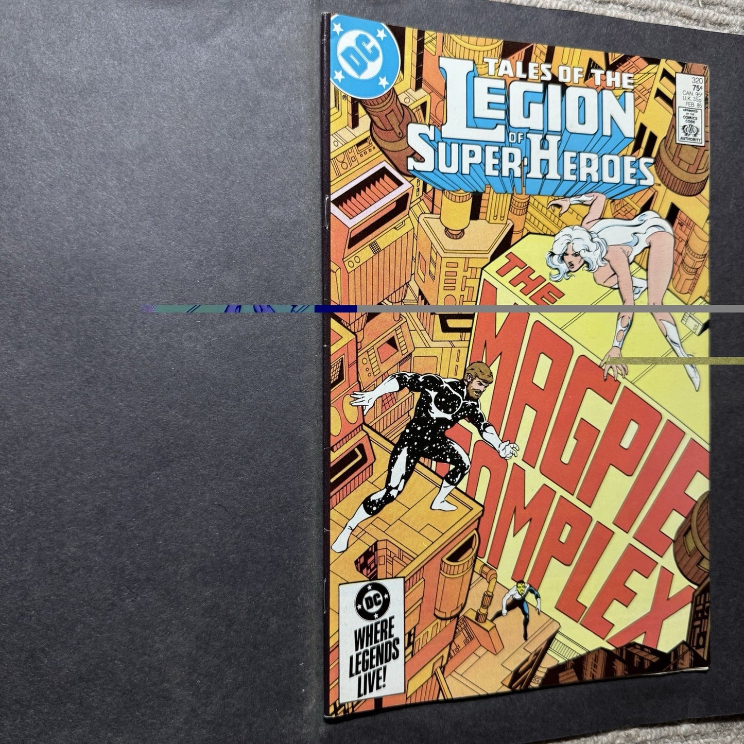 Legion Of Super-Heroes 320 - Copper Age Dc Comics 1985