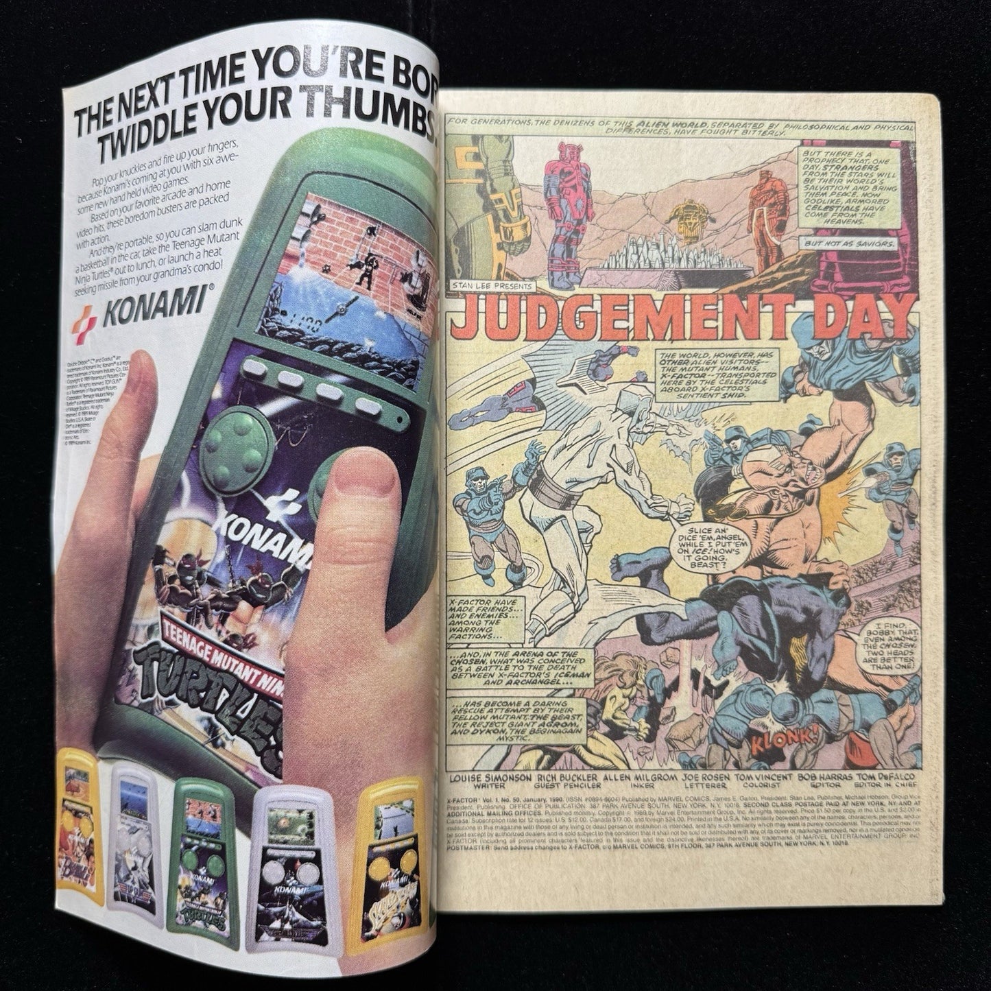X-Factor 50 - McFarlane And Liefeld Cover Art - Copper Age Marvel Comics 1990