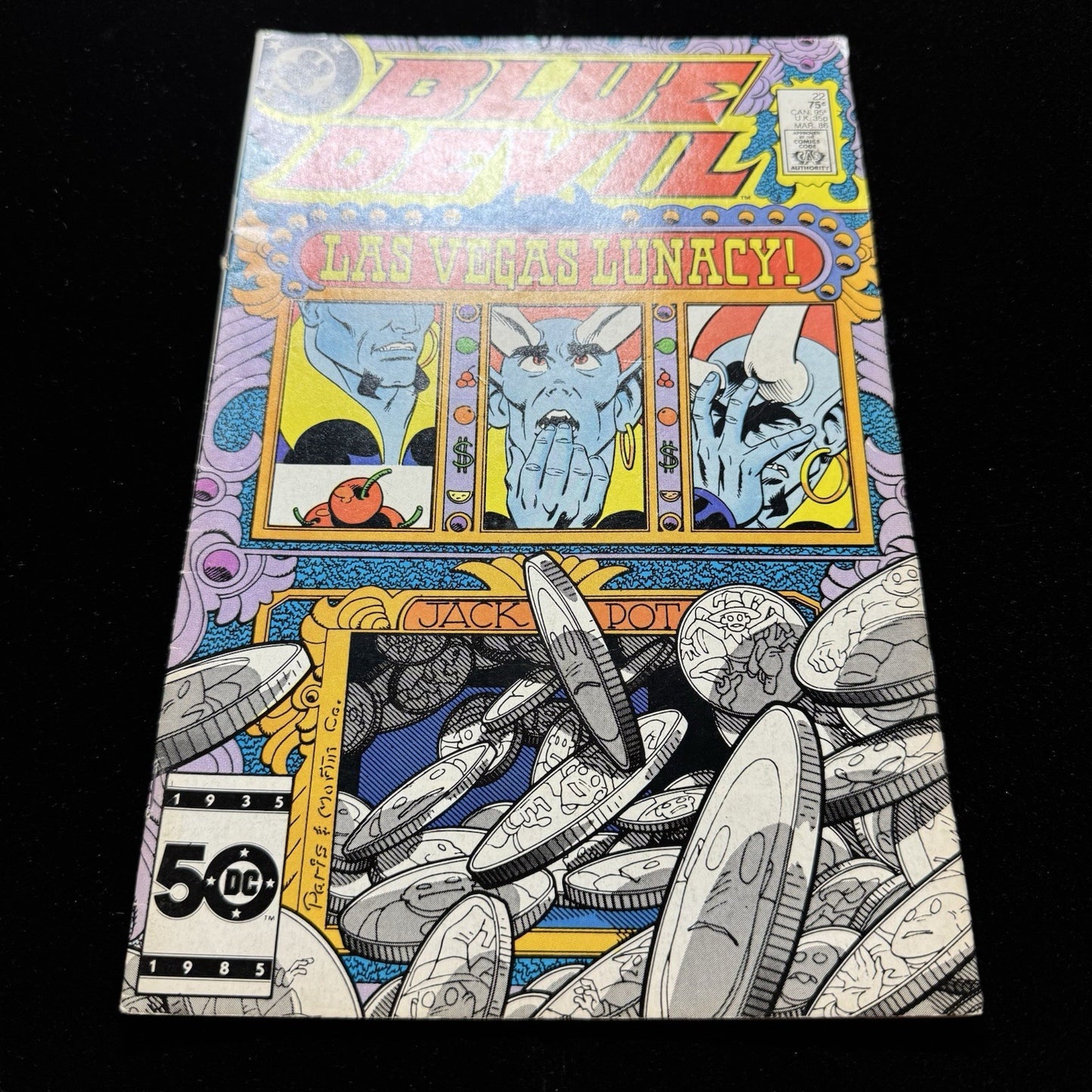 Blue Devil 22 - Copper Age Dc Comics 1986