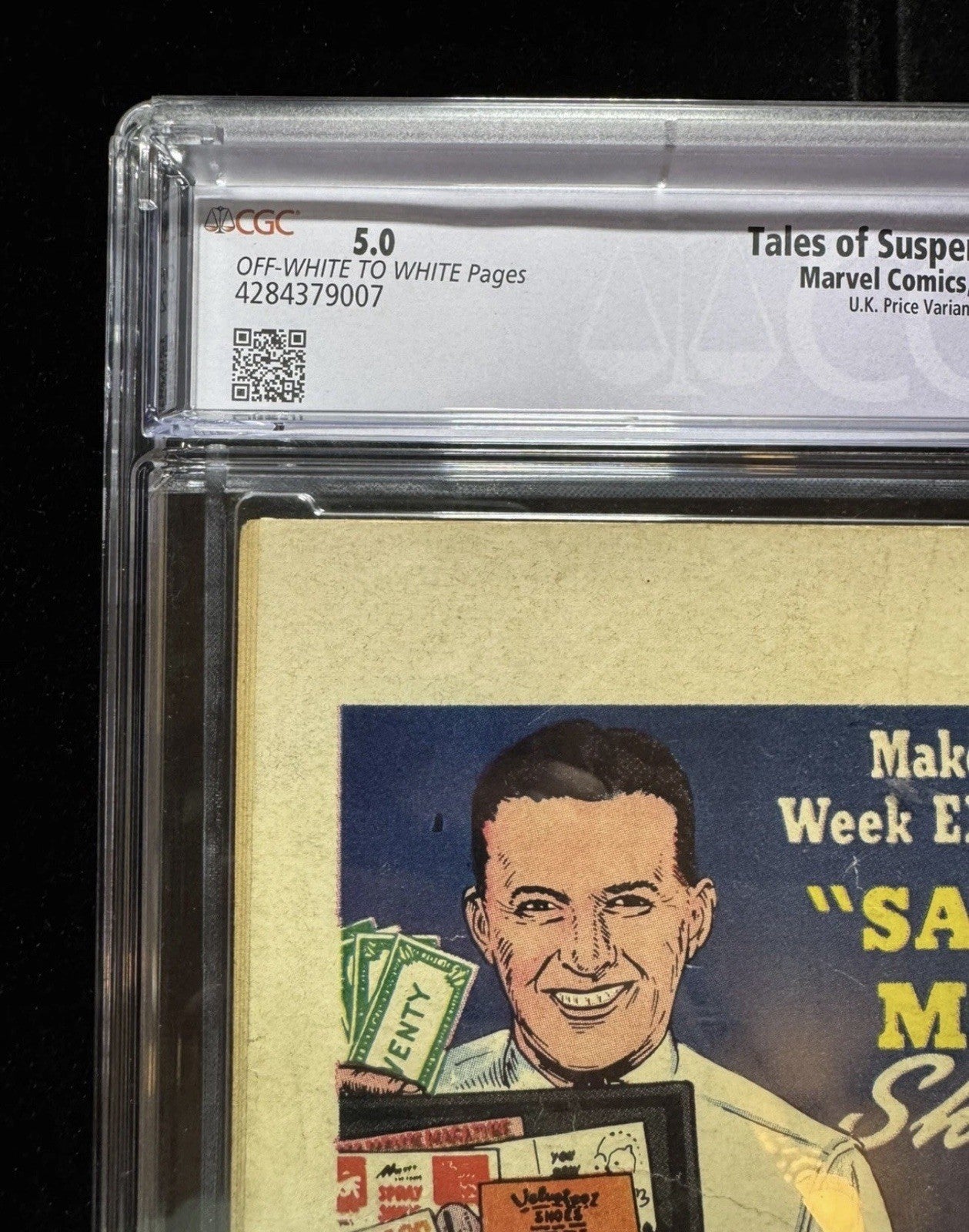 Tales Of Suspense 39/ CGC 5.0 Restored (purple Label)/ Marvel Comics 1963