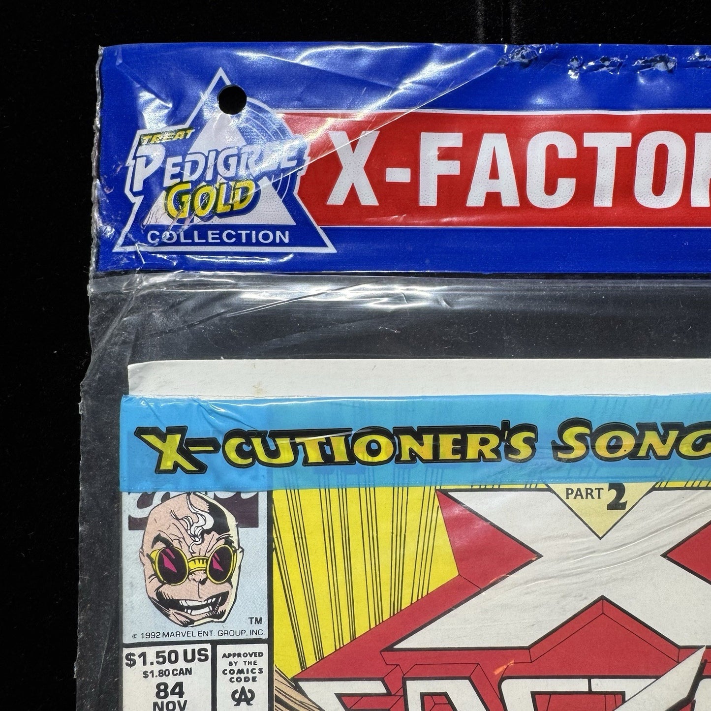 X-Factor 84 - Sealed Polybag With Trading Card - Modern Age Marvel Comics 1992