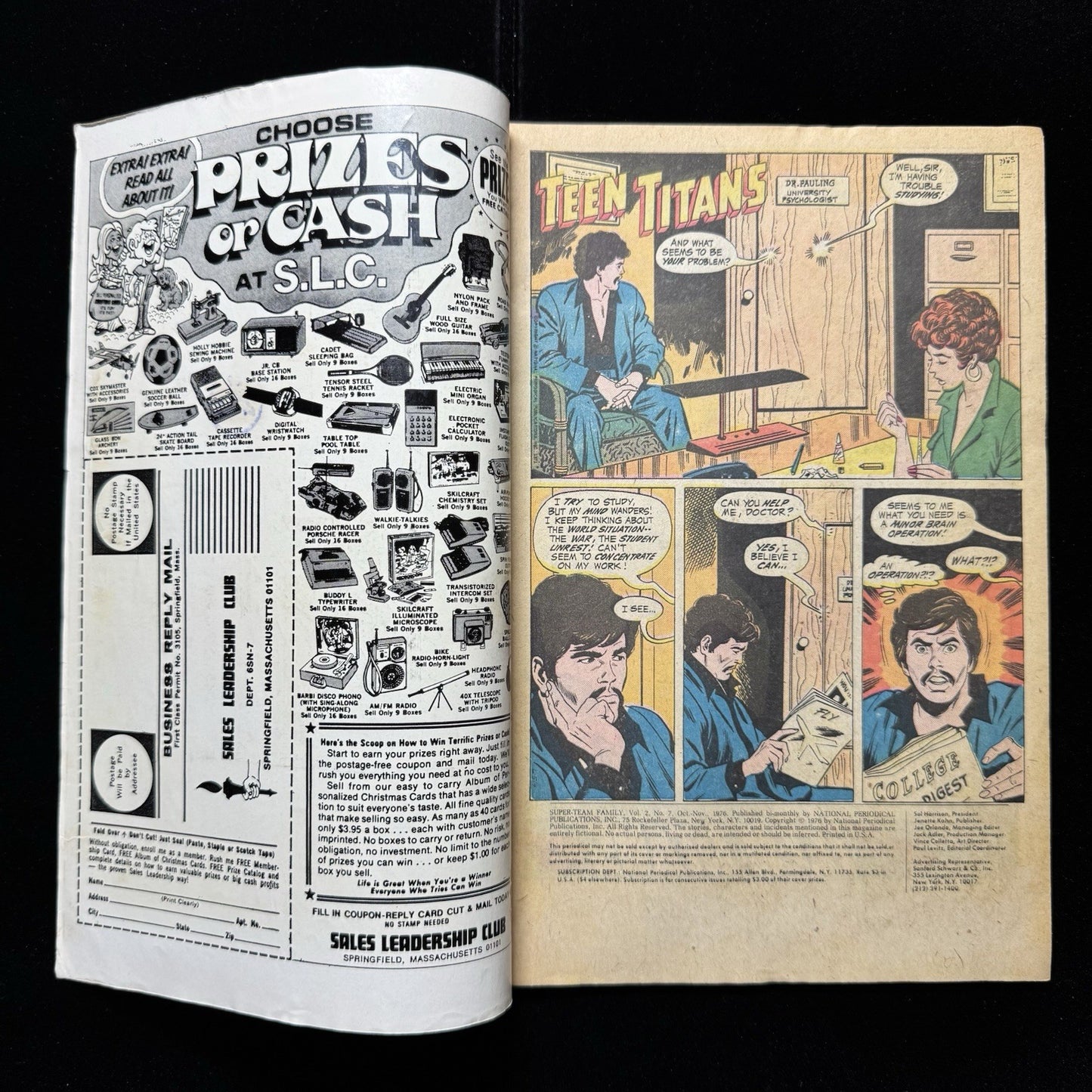 Super Team Family 7 - Bronze Age Dc Comics 1976