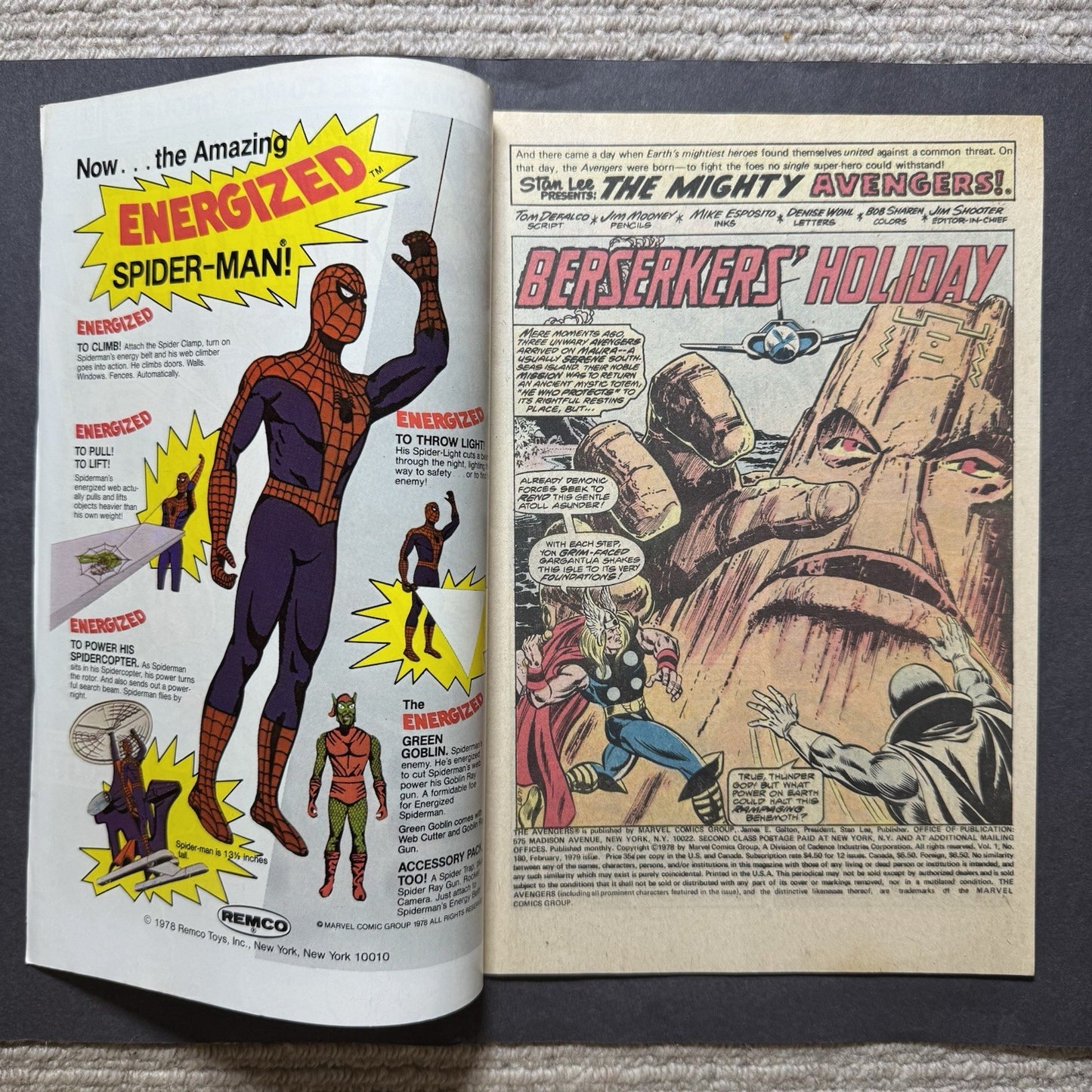 Avengers 180/ Bronze Age Marvel Comics 1979