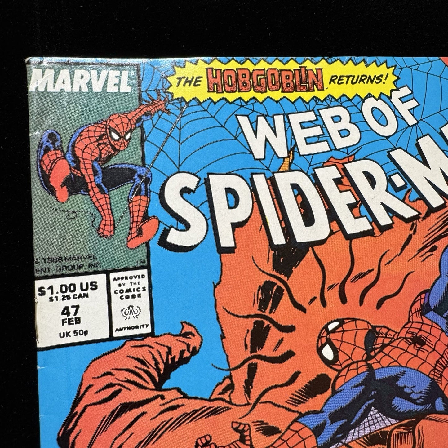 Web Of Spider-Man 47 - Copper Age Marvel Comics 1989