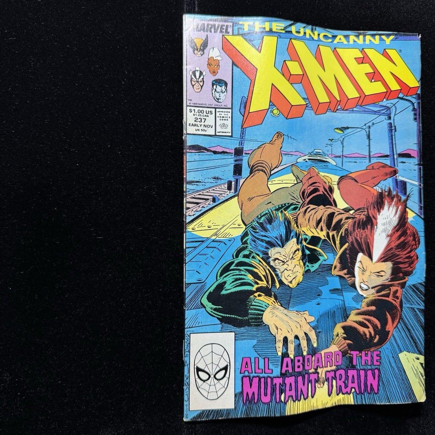 Uncanny X-Men 254 And 237 - Comic Bundle - Copper Age Marvel Comics 1988/89