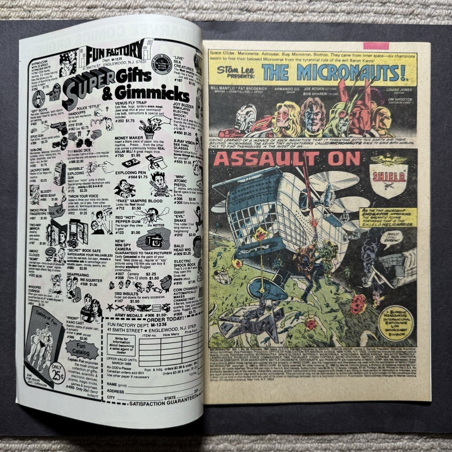 Micronauts 26 - Bronze Age Marvel Comics 1981