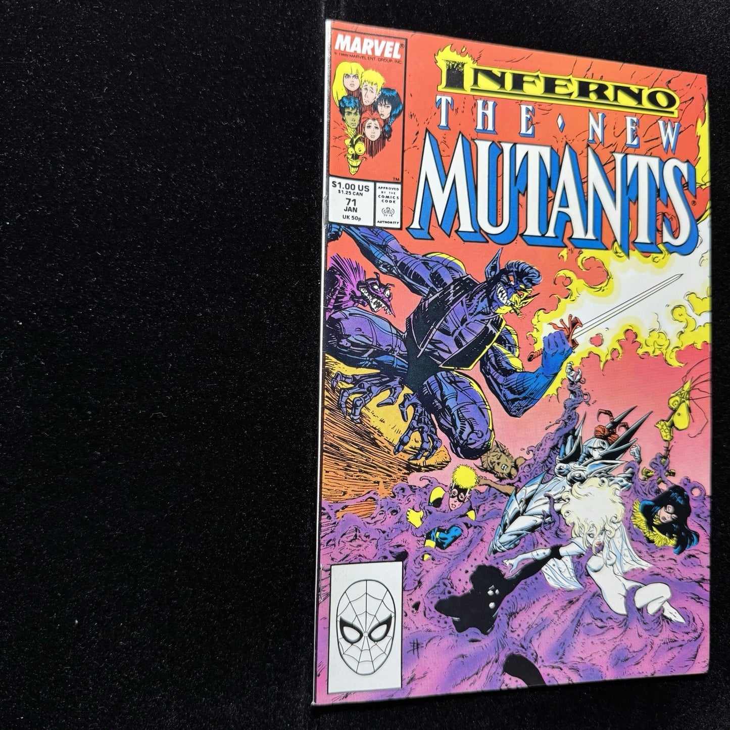 New Mutants 71 - Copper Age Marvel Comics 1989