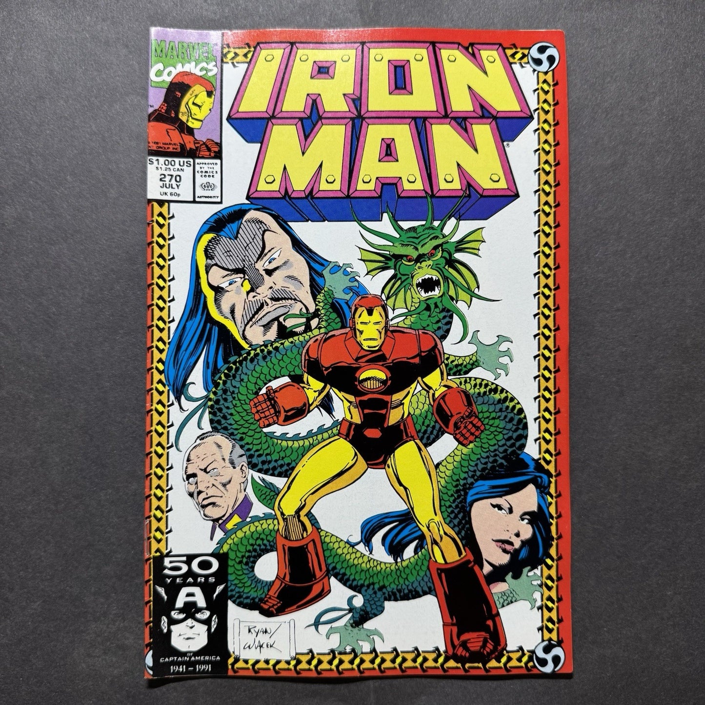 Iron Man 270 - Copper Age Marvel Comics 1991