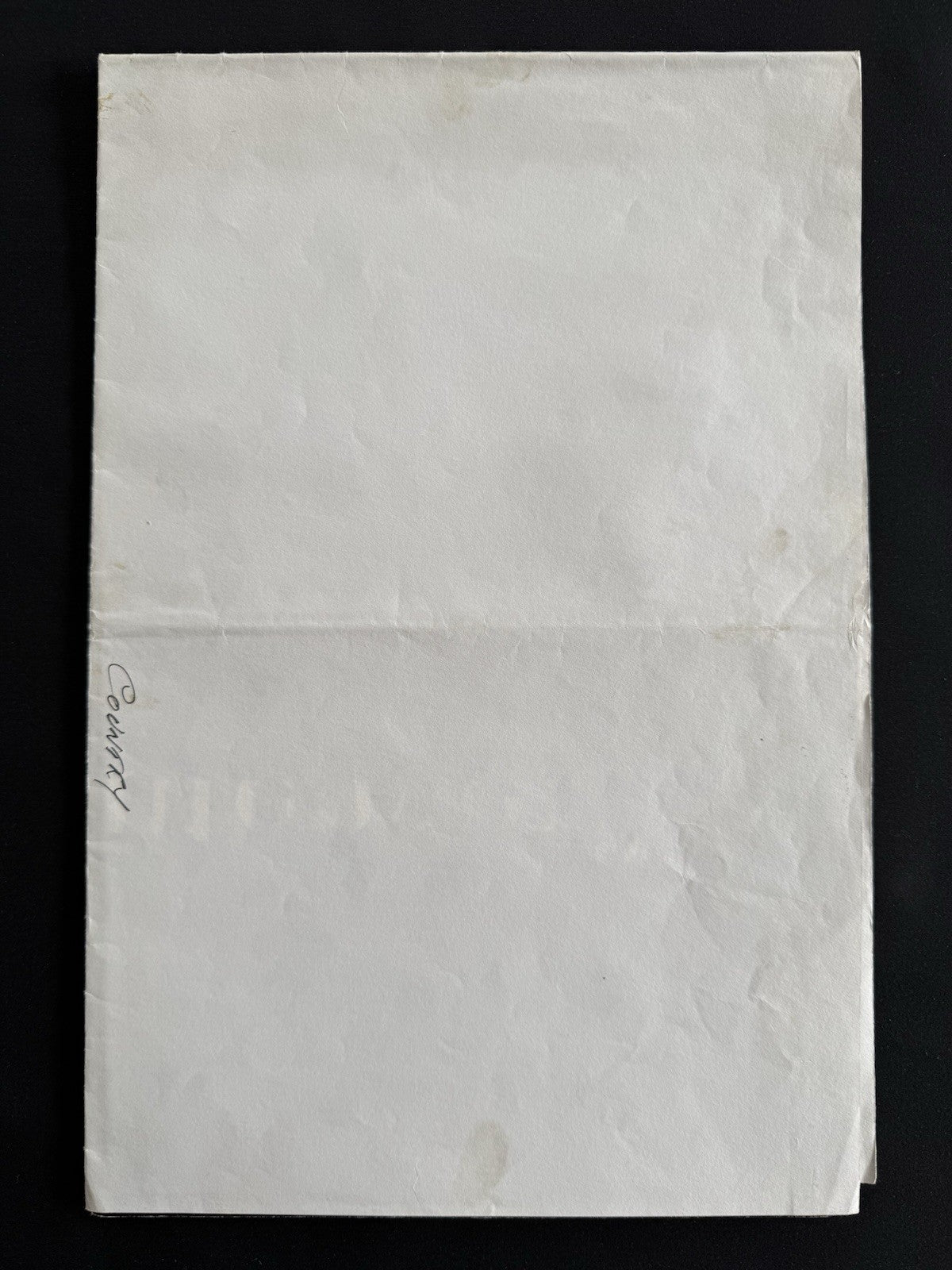 Country 1984 - Original UK Quad Cinema Poster - Jessica Lange - Folded