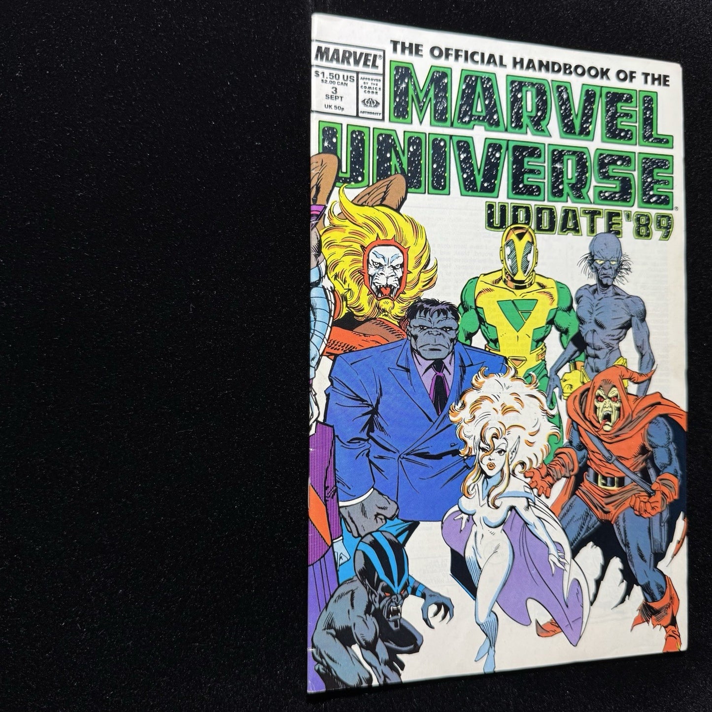 The Official Handbook of the Marvel Universe 3 - Copper Age Marvel Comics 1989