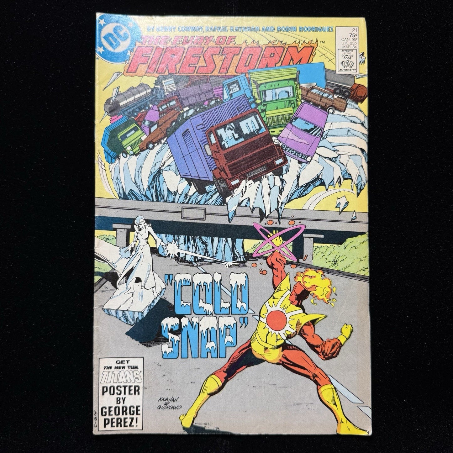 Firestorm 21 - 1st App Of Louise Lincoln - Copper Age Dc Comics 1984