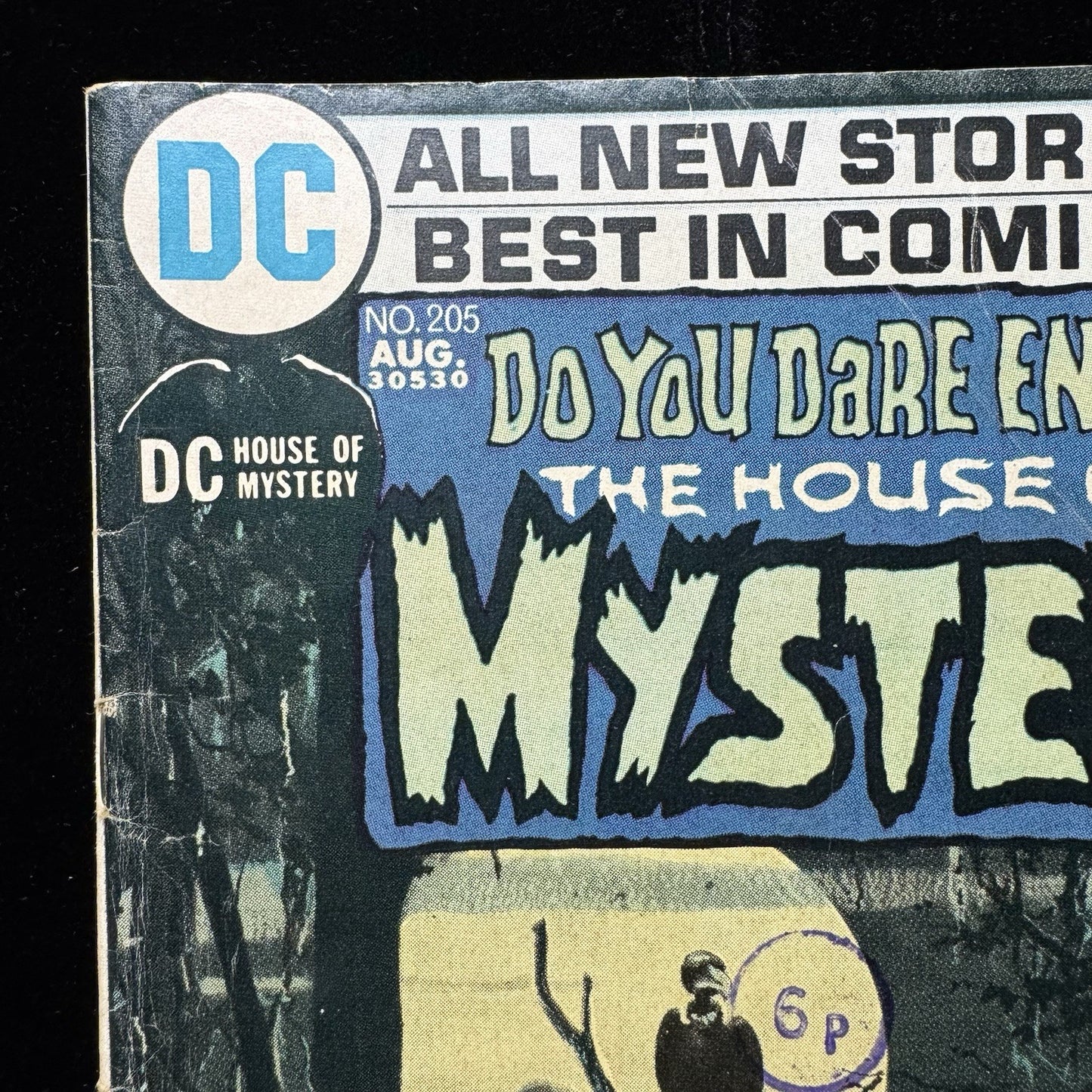 House Of Mystery 205 - Stunning Cover Horror - Bronze Age Dc Comics 1971