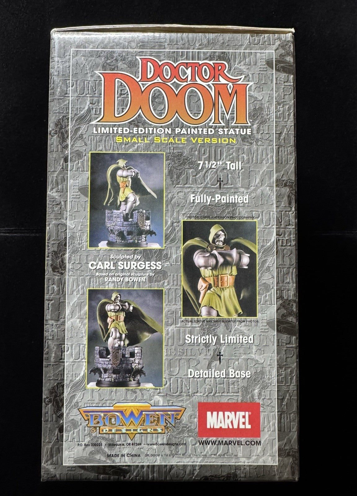 Bowen Designs - Doctor Doom Statue 1493/4000 Carl Surges Small Scale Figure 2001