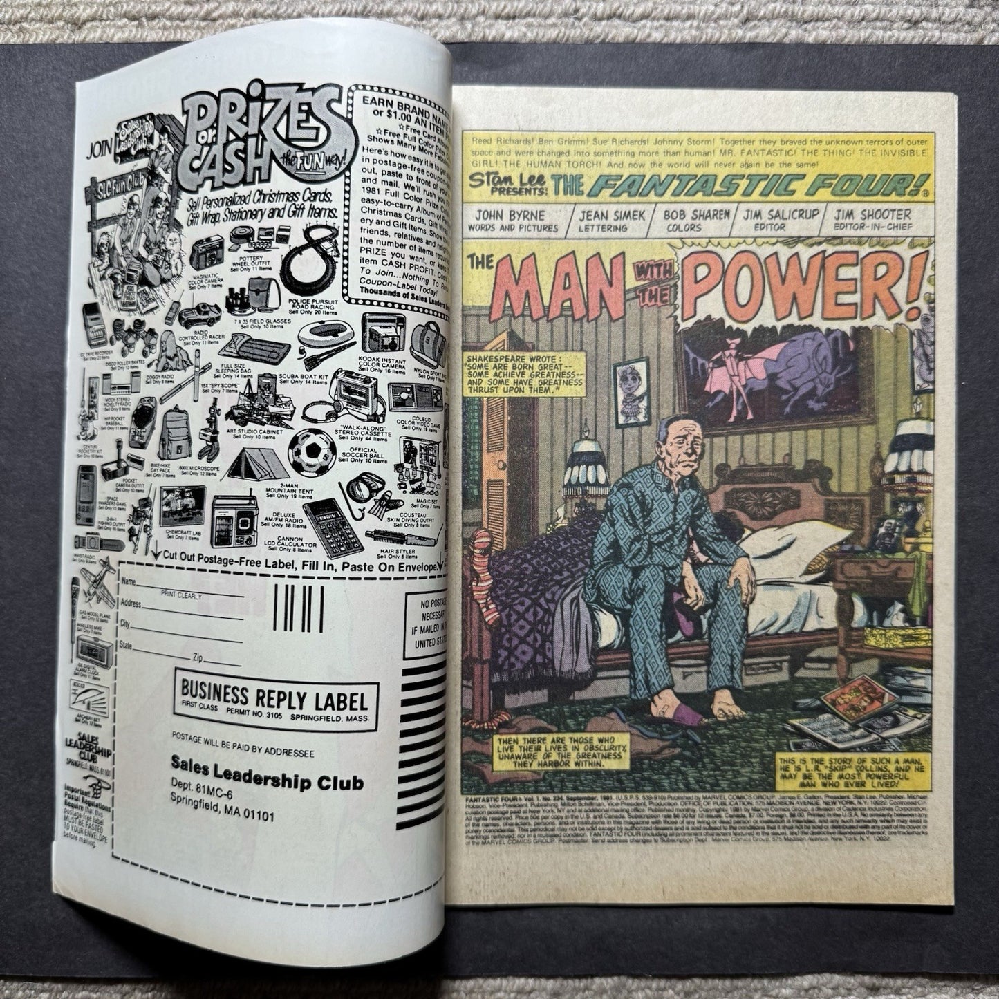 Fantastic Four 234 - Bronze Age Marvel Comics 1981