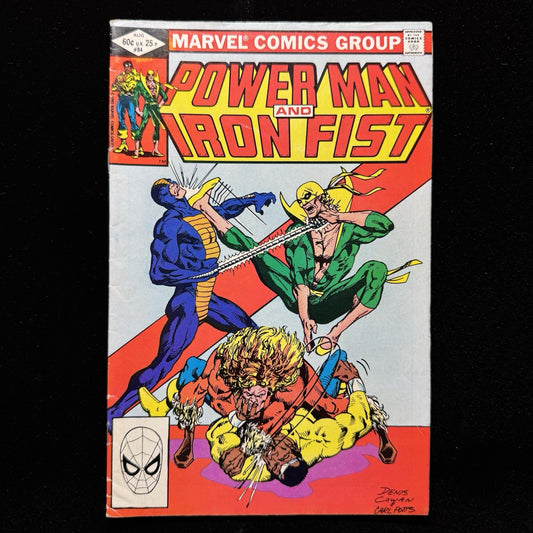 Power Man And Iron Fist 84 - 2nd Cover App Sabretooth - Bronze Age Marvel 1982