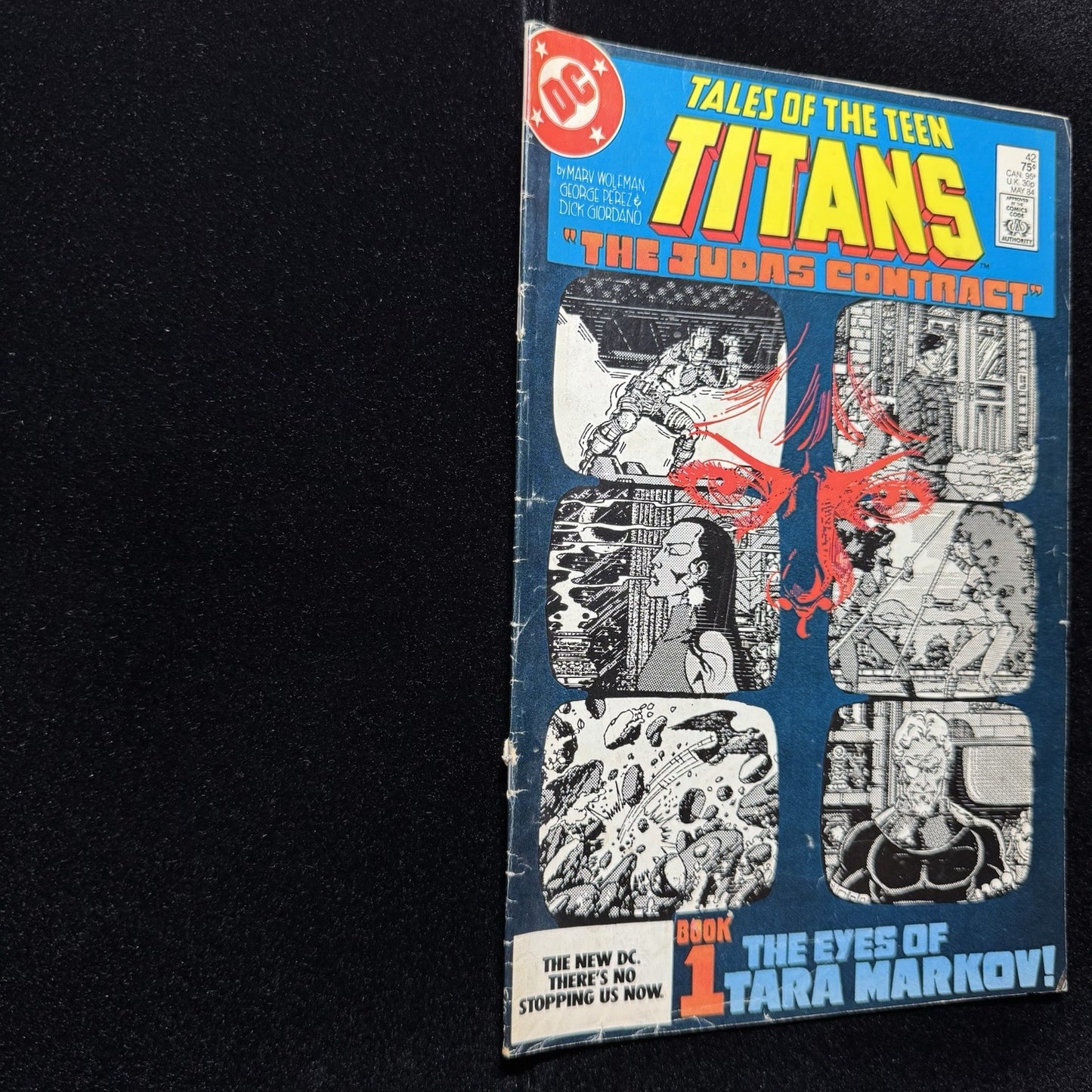 Tales Of The Teen Titans 42 - 1st Cameo Of Jericho - Copper Age Dc Comics 1984