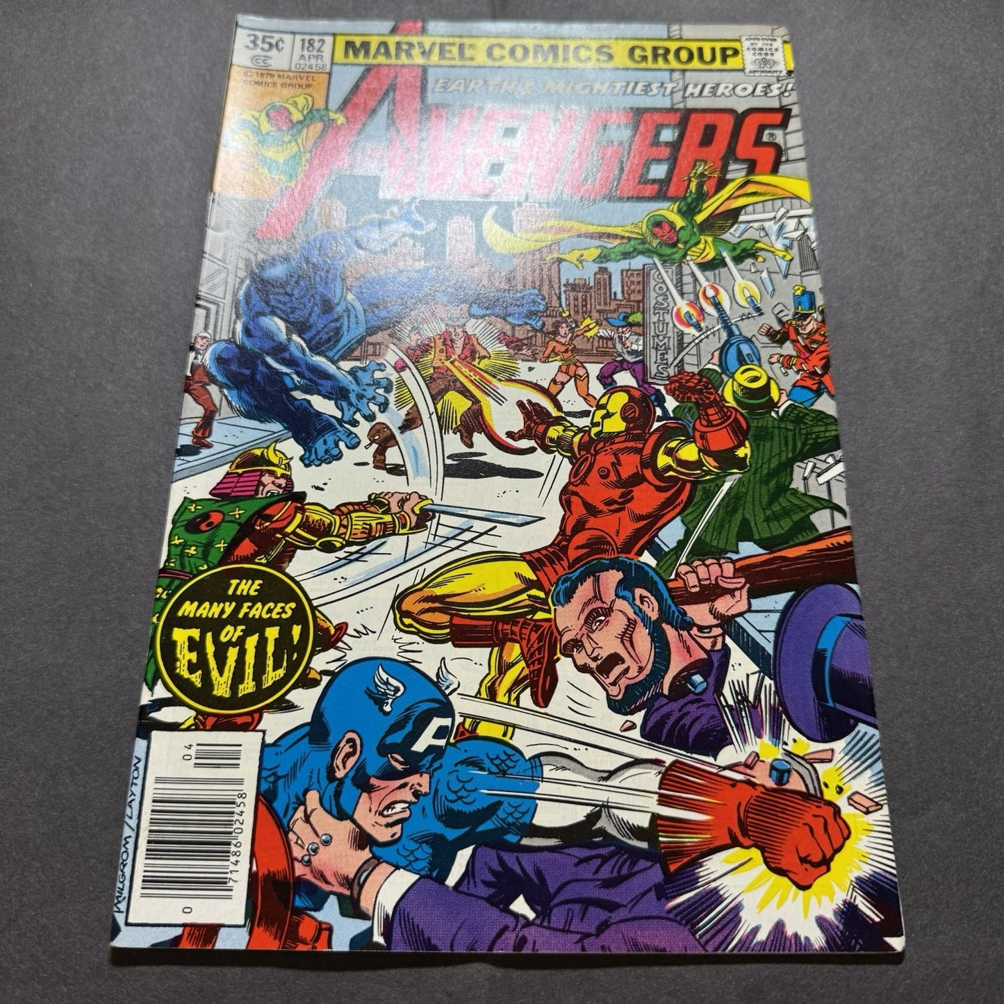 Avengers 182/ Bronze Age Marvel Comics 1979
