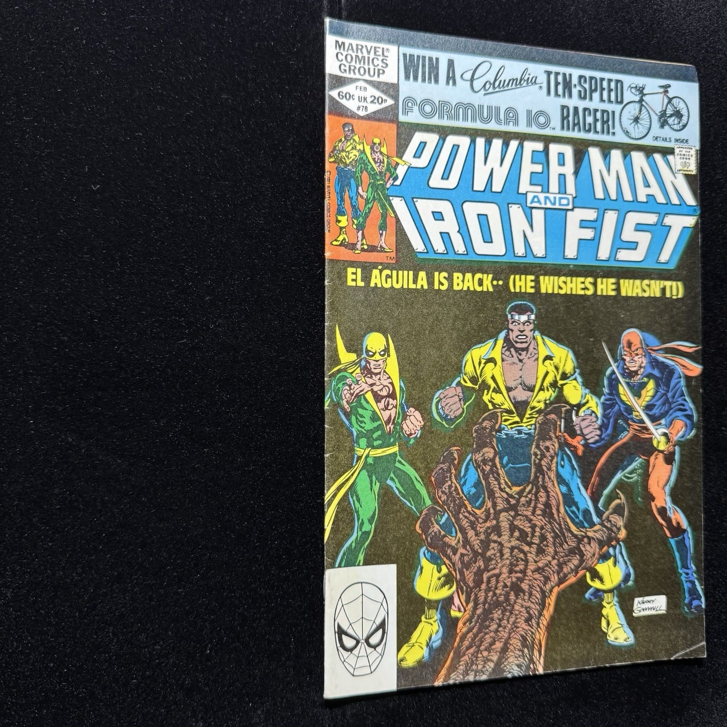 Power Man And Iron Fist 78 - 3rd App Of Sabretooth - Bronze age Marvel 1982