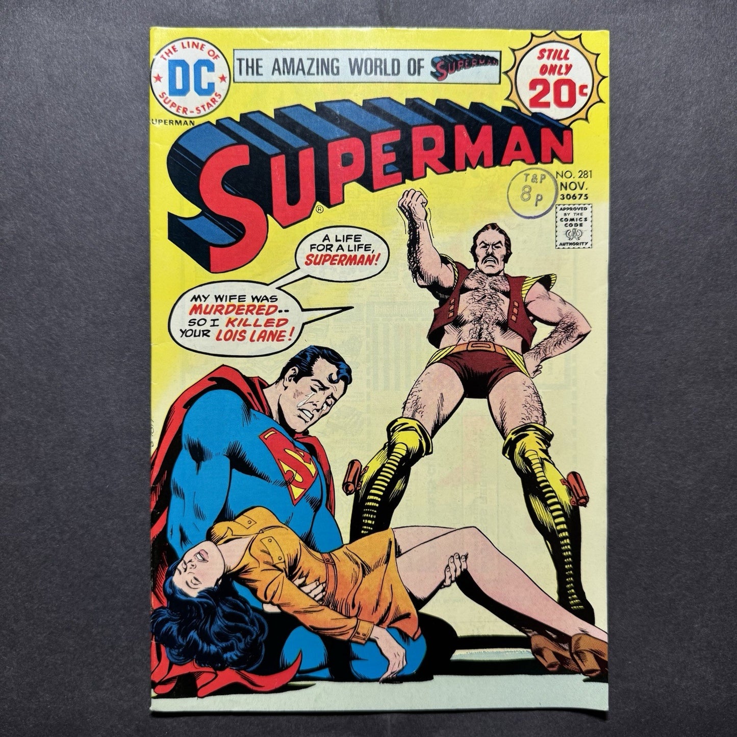 Superman 281 - Bronze Age Dc Comics 1974