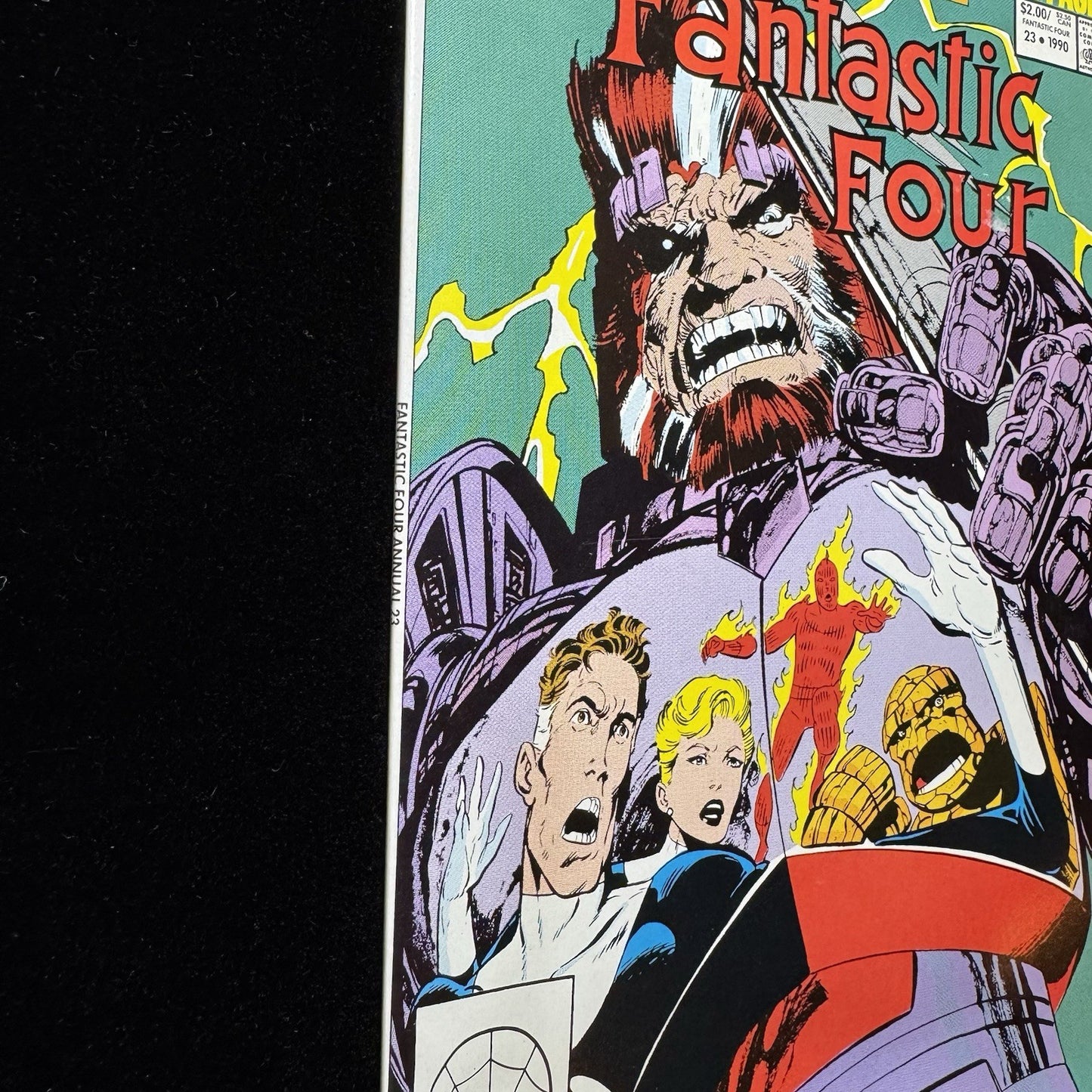 Fantastic Four Annual 23 - 1st App Of Ahab - Copper Age Marvel Comics 1990