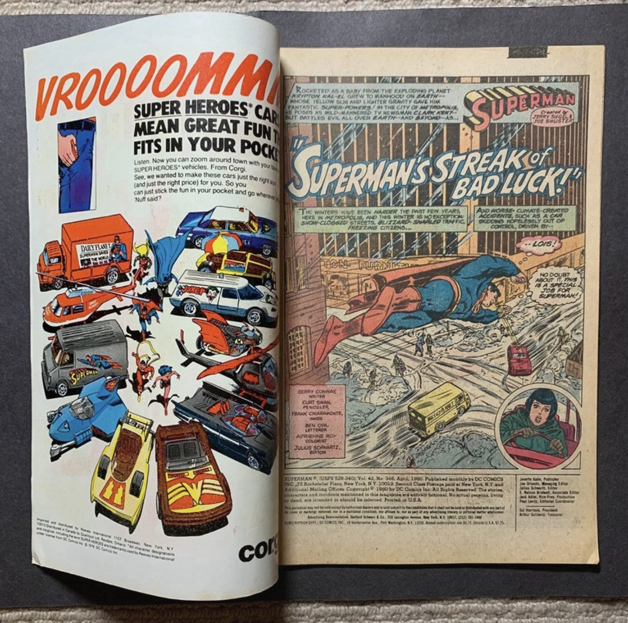 Superman 346 - Bronze Age Dc Comics 1980