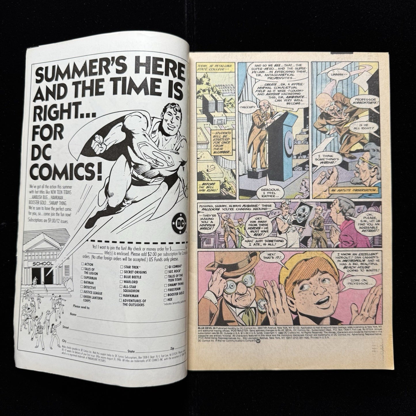 Blue Devil 29 - Copper Age Dc Comics 1986