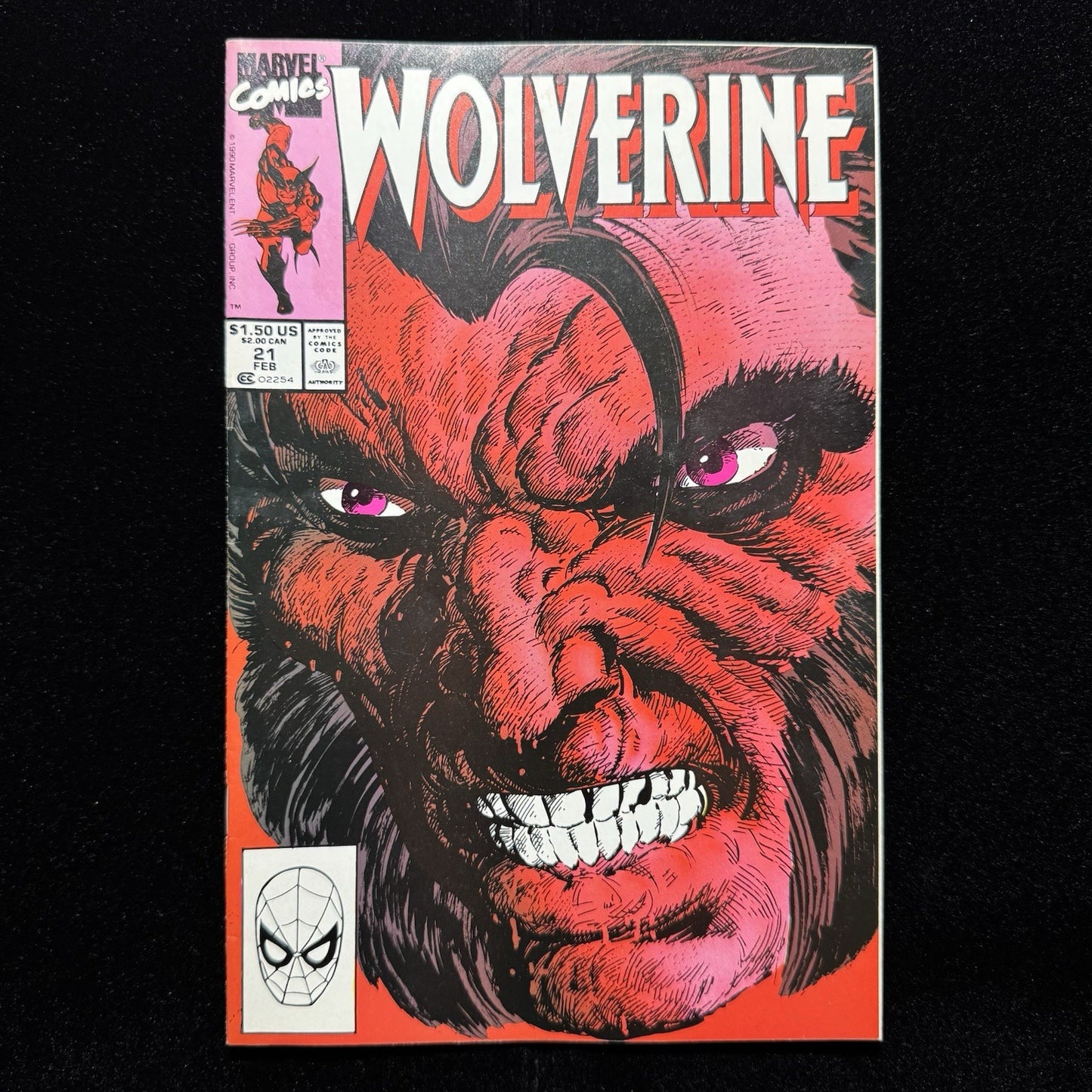 Wolverine 21 - Copper Age Marvel Comics 1990