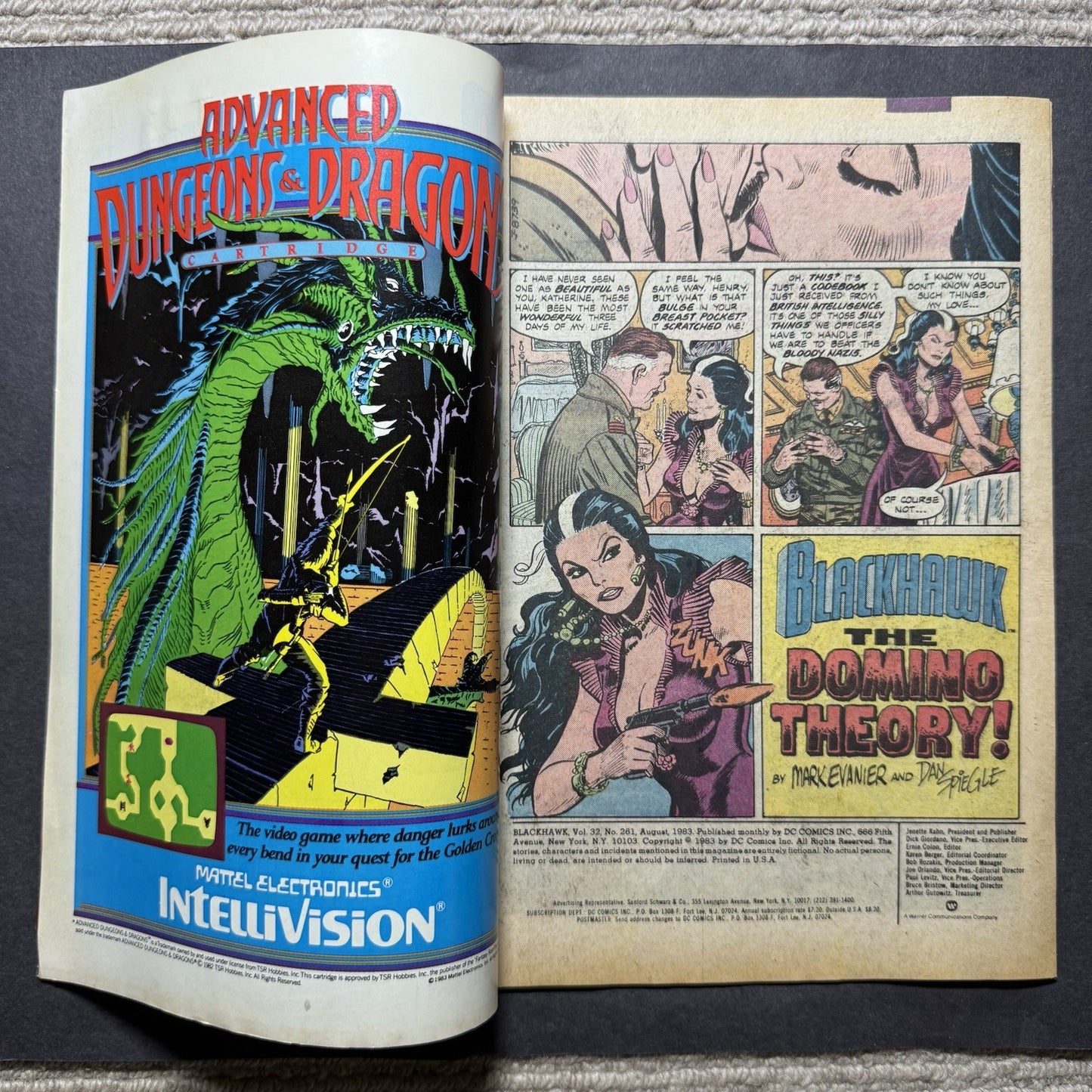 Blackhawk 261 - Bronze Age Dc Comics 1983