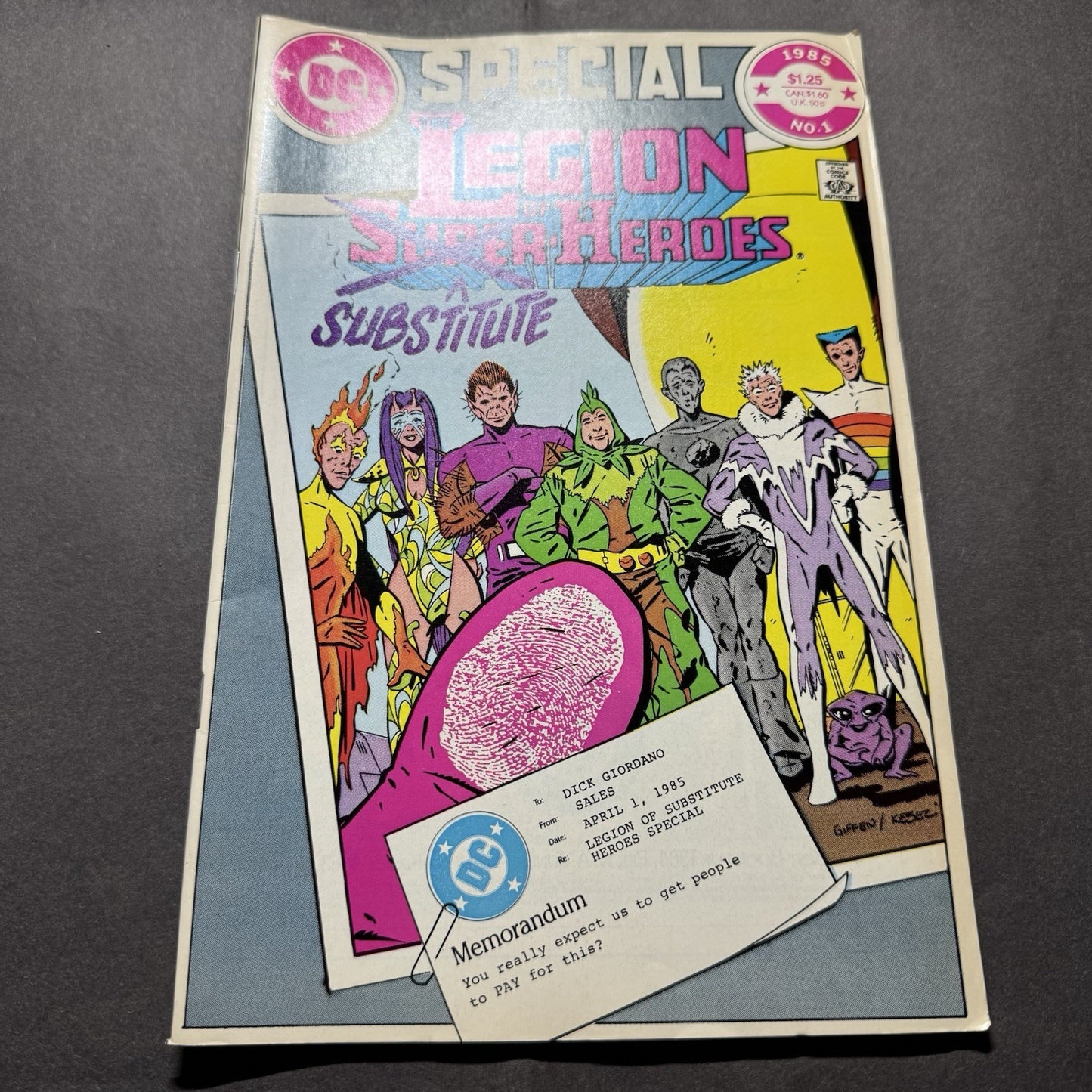 Legion Of Substitute Heroes Special 1 - Copper Age Dc Comics 1985