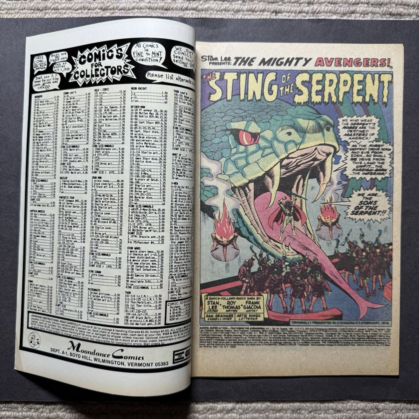 Marvel Super Action 34 - Bronze Age Marvel Comics 1981