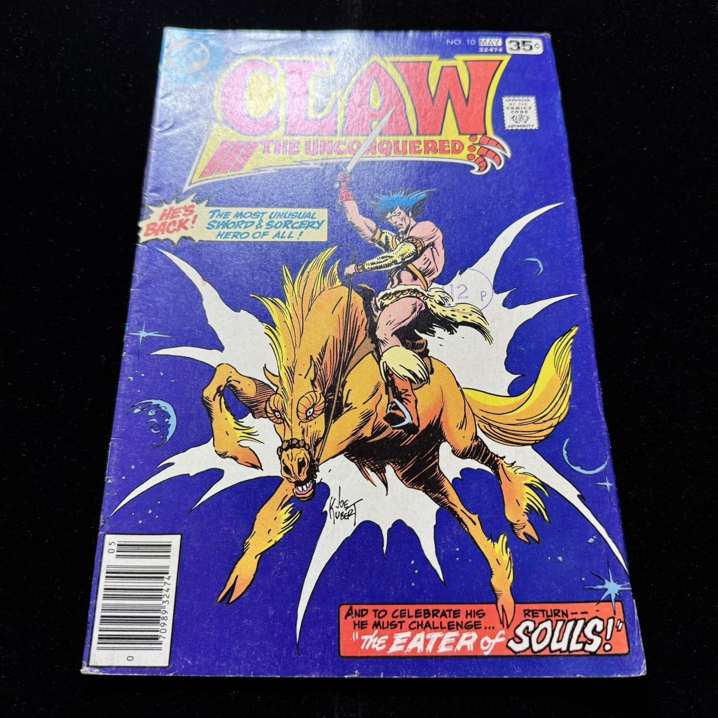 Claw The Unconquered 10 - Bronze Age Dc Comics 1978