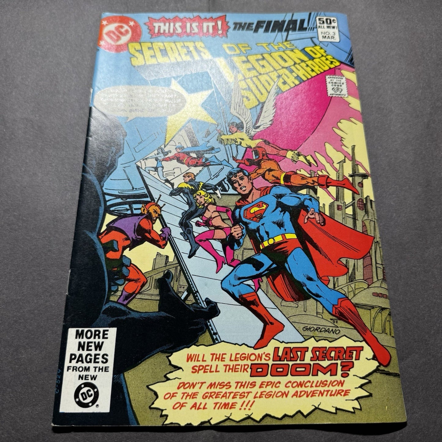 Secrets Of The Legion Of Super-Heroes 3 - Bronze Age Dc Comics 1981