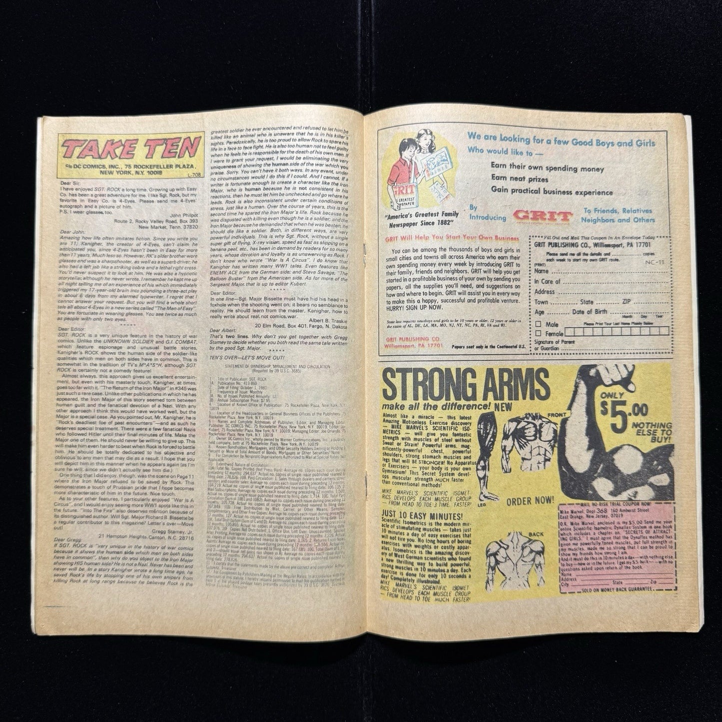 Sgt Rock 352 - Bronze Age Dc Comics 1981