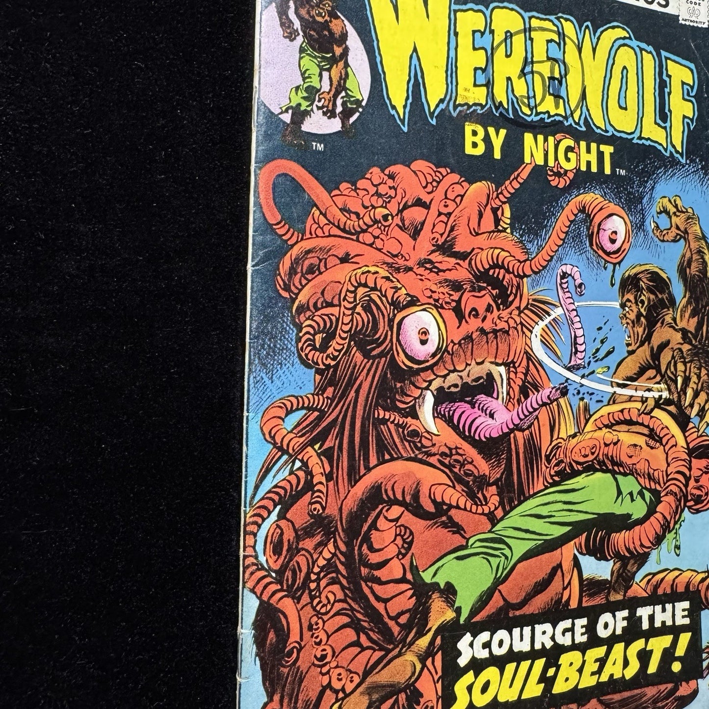Werewolf By Night 27 - 1st App Dr Glitternight - Bronze Age Marvel Comics 1975