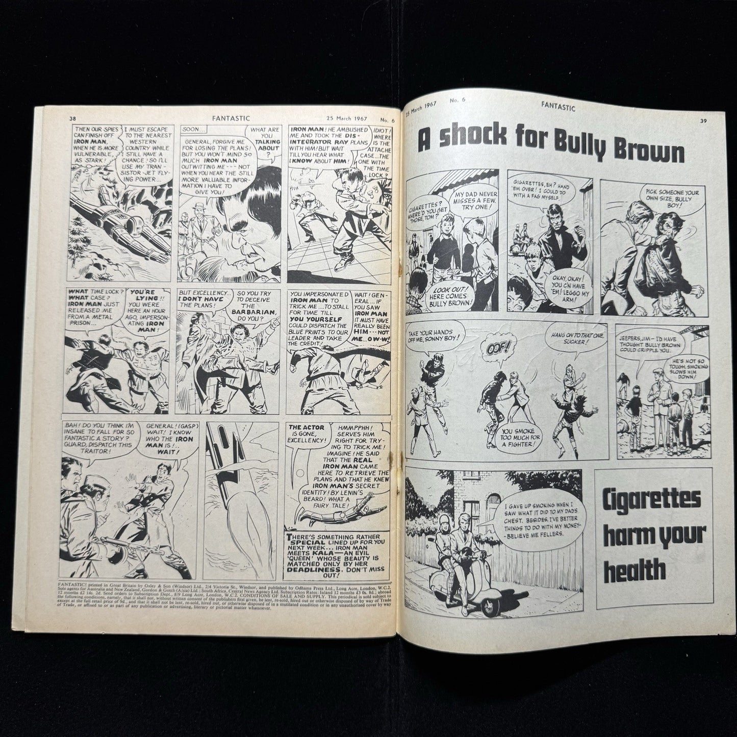 Fantastic! 6 - British Comics - Silver Age Odhams/ IPC Magazines Comics 1967