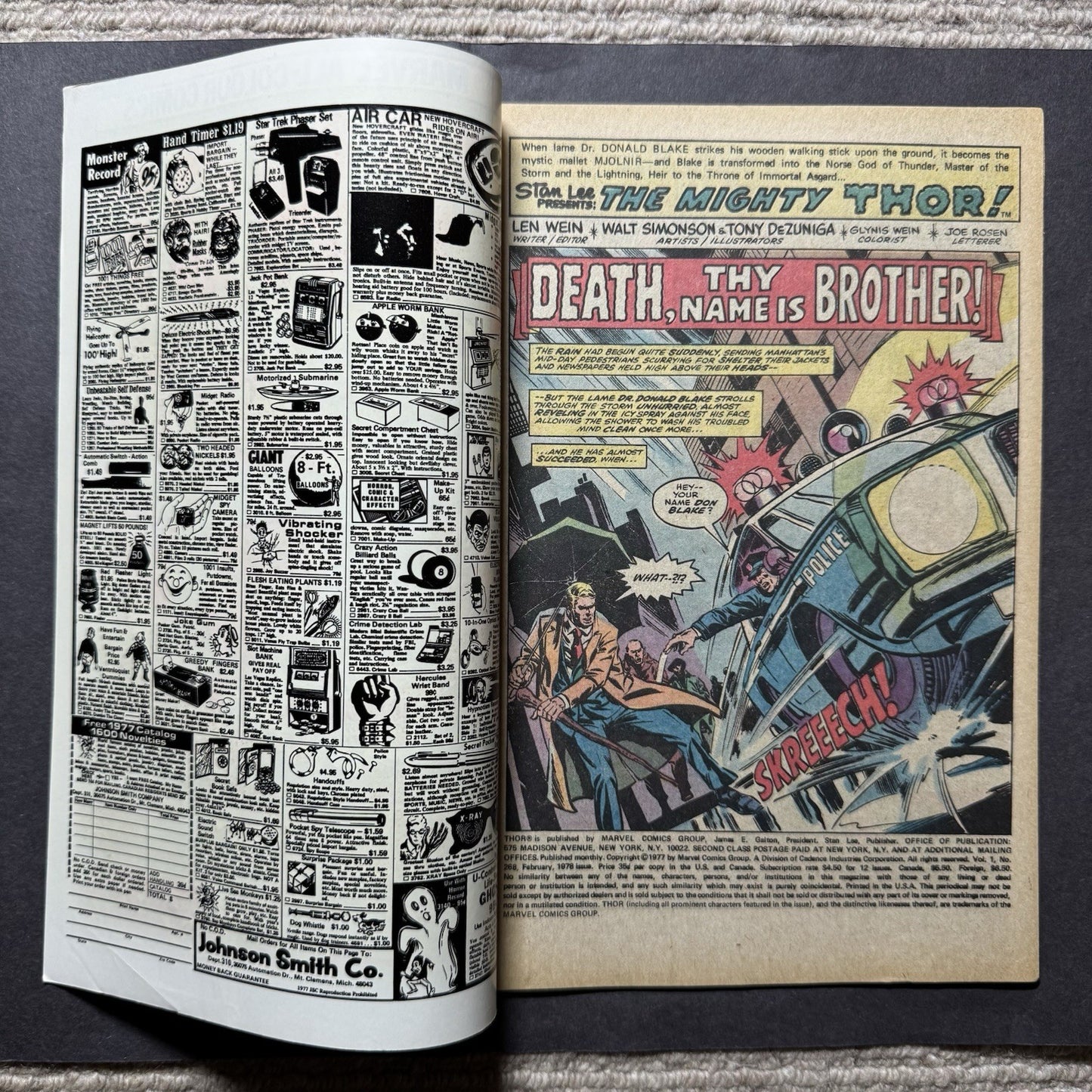 Thor 268 - Bronze Age Marvel Comics 1977