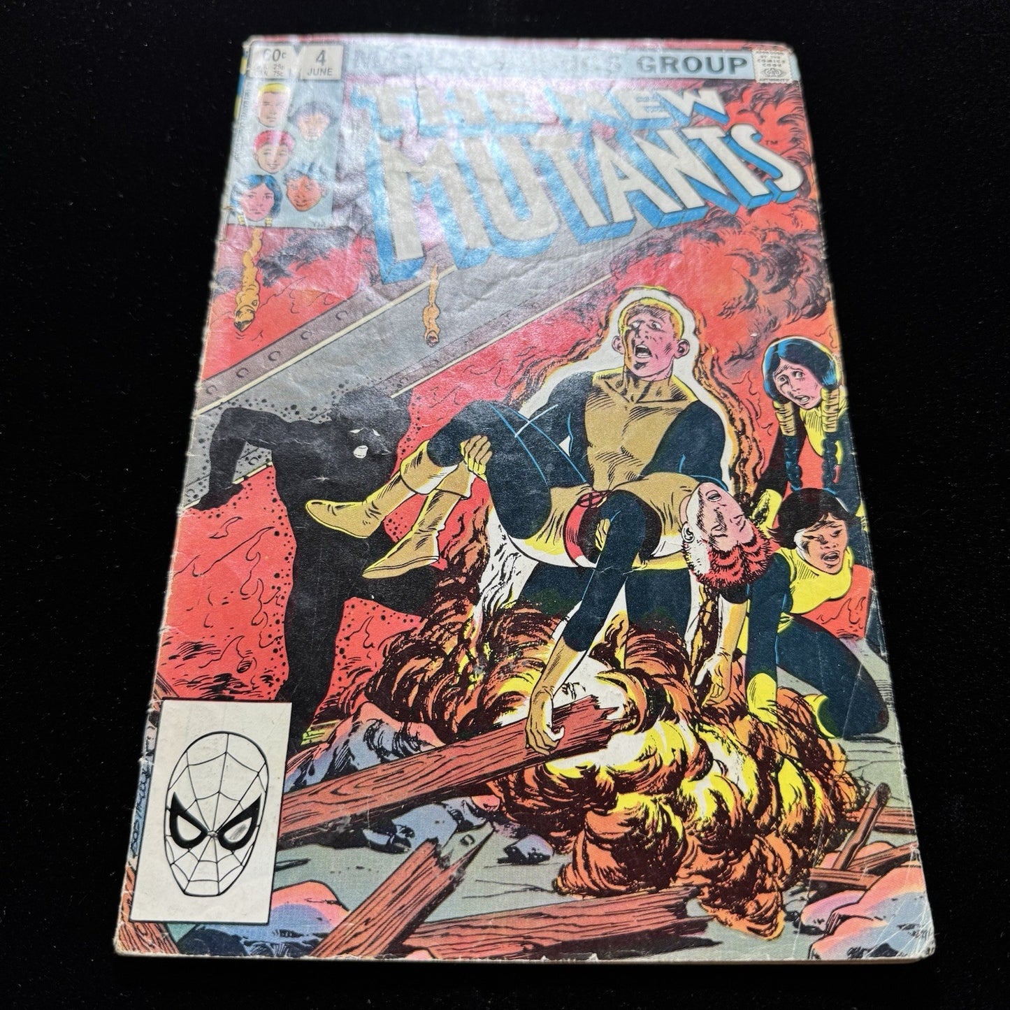 New Mutants 4 - Bronze Age Marvel Comics 1983