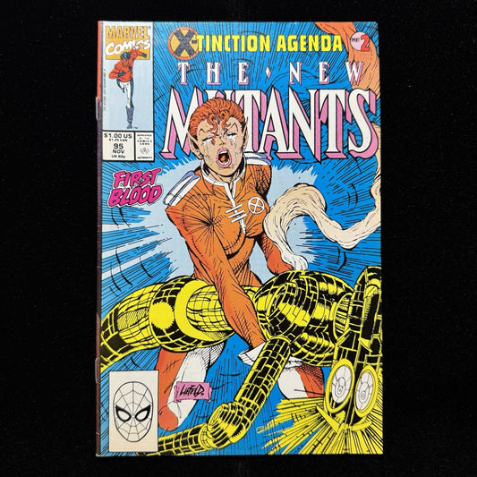 New Mutants 95 - Death Of Warlock - Copper Age Marvel Comics 1990