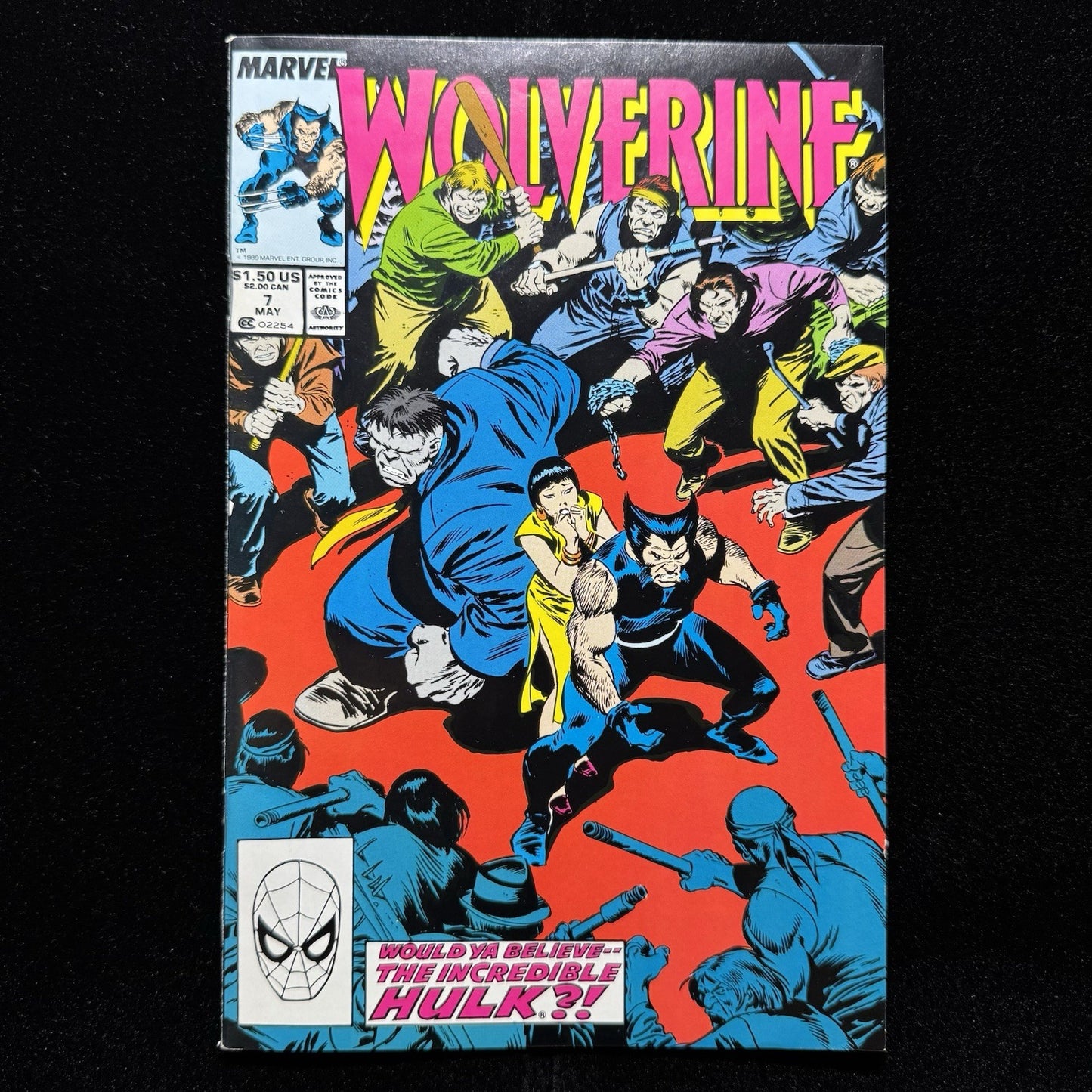 Wolverine 7 - Copper Age Marvel Comics 1989