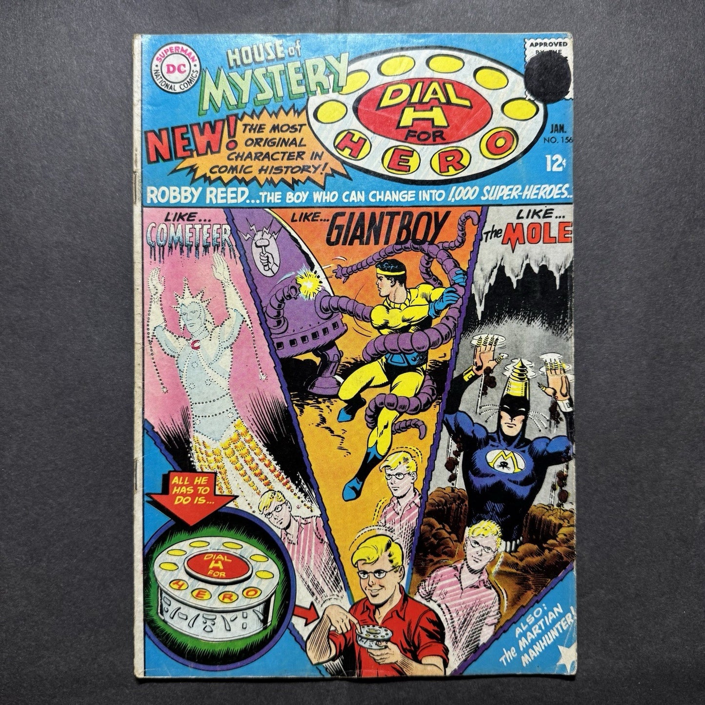 House Of Mystery 156 - 1st App Of Robby Reed - Silver Age Dc Comics 1966