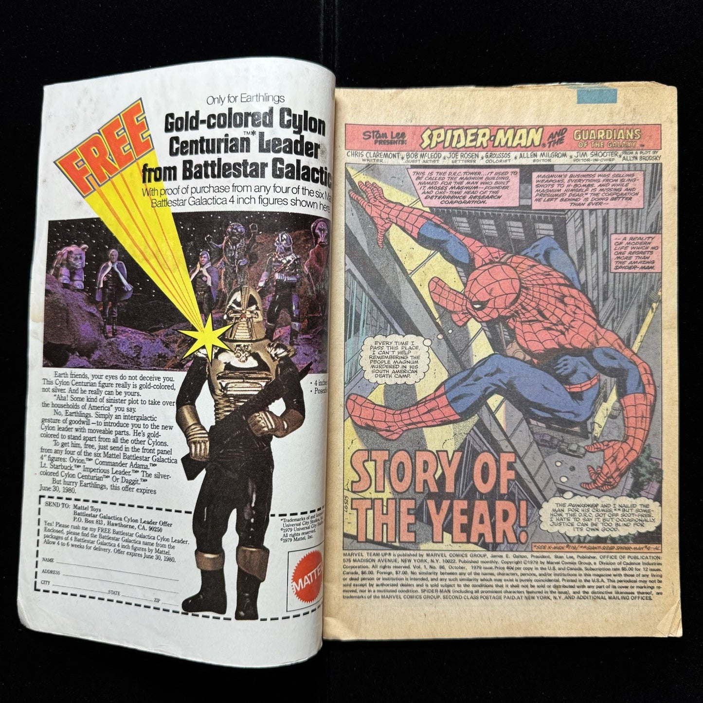 Marvel Team Up 86 And 87 - Comic Bundle - Bronze Age Marvel Comics 1979
