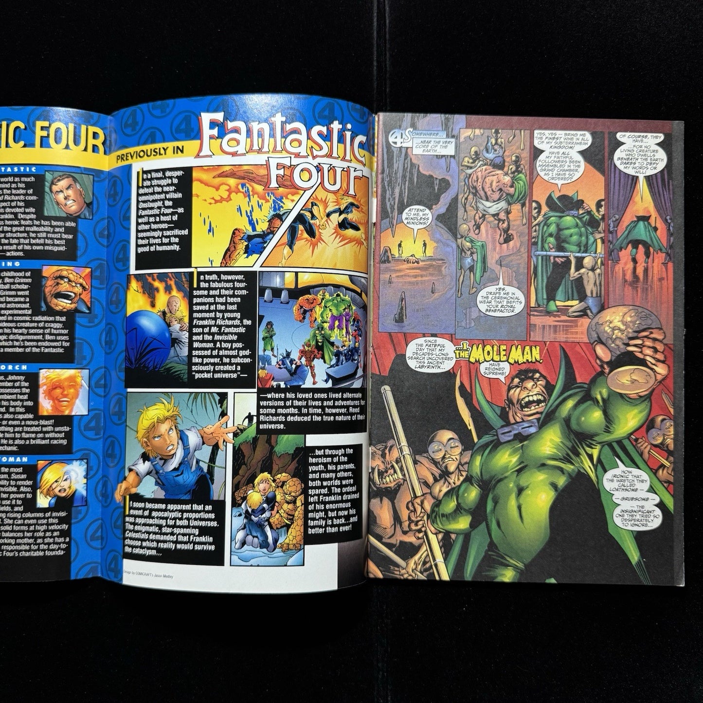 Fantastic Four 1 - Sunburst Variant Cover - Modern Age Marvel Comics 1997