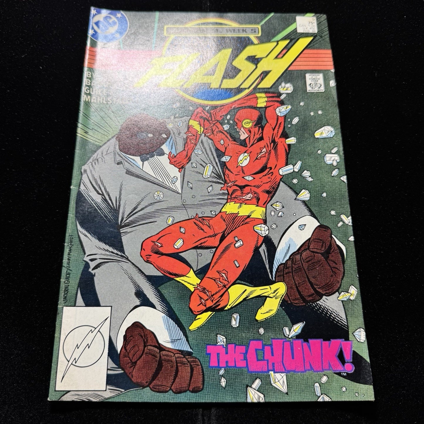 Flash 9 - 1st Appearance Of Chunk - Copper Age Dc Comics 1988
